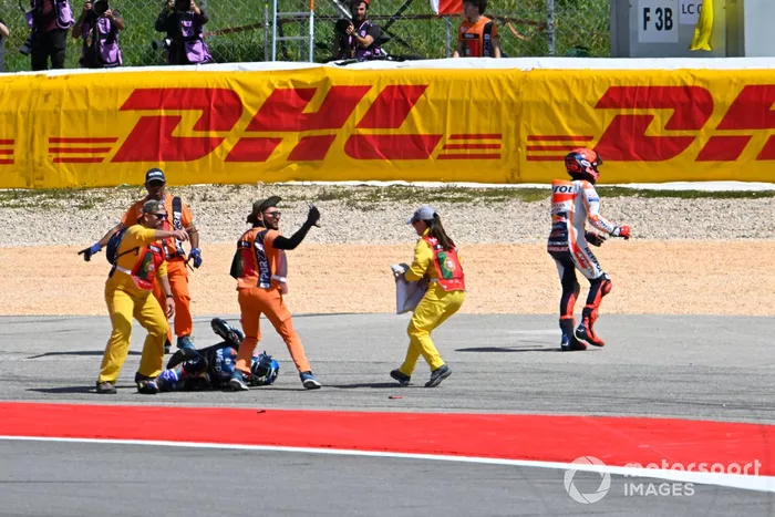 Accidente de Marc Márquez, Repsol Honda Team, Miguel Oliveira, RNF MotoGP Racing