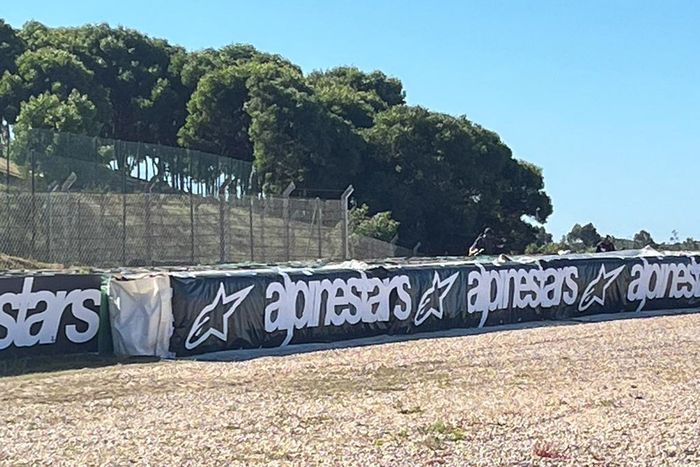 Reforzadas las barreras de la curva 10 del circuito de Portimao 