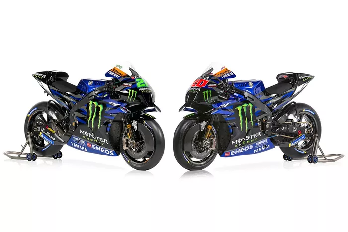 Franco Morbidelli, Yamaha Factory Racing, Fabio Quartararo, Yamaha Factory Racing, detalles de la moto