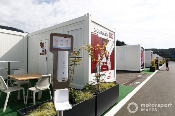 Alfa Romeo Racing hospitality