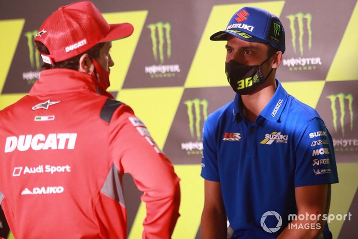 Andrea Dovizioso, Ducati Team,  Joan Mir, Team Suzuki MotoGP