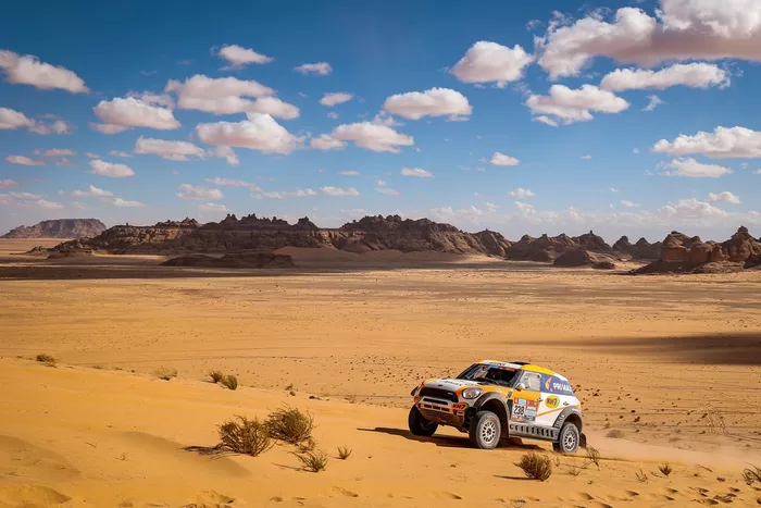 #238 X-Raid Mini John Cooper Works Rally Mini: Laia Sanz, Maurizio Gerini
