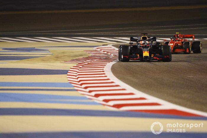 Max Verstappen, Red Bull Racing RB16, Charles Leclerc, Ferrari SF1000