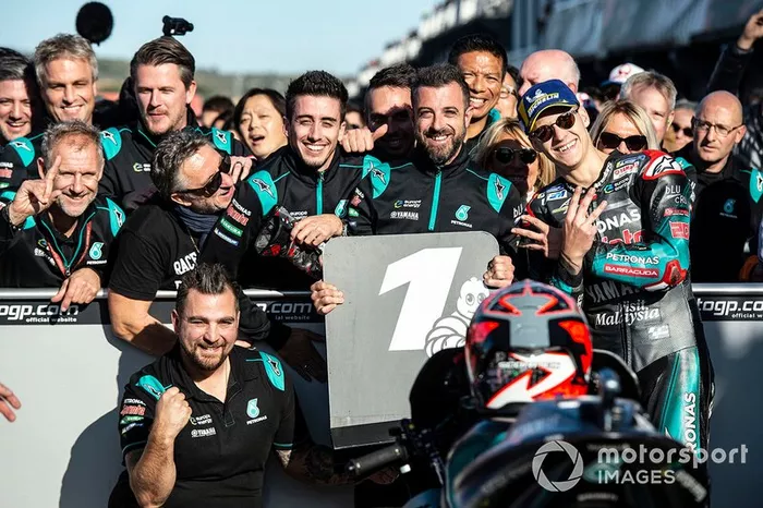 Il poleman Fabio Quartararo, Petronas Yamaha SRT