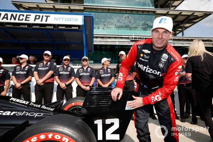 Ganador de la pole Will Power, Equipo Penske Chevrolet