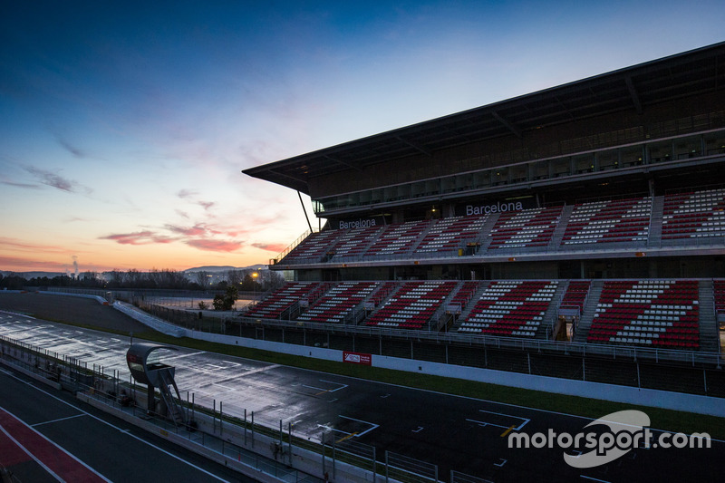 El circuito mojado para los test del jueves