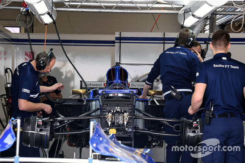Подготовка Sauber C36