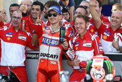 Tweede plaats Jorge Lorenzo, Ducati Team