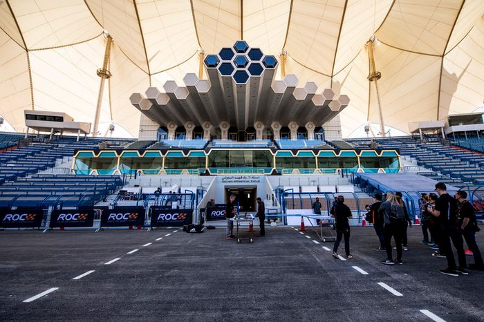 Preparaciones de la pista