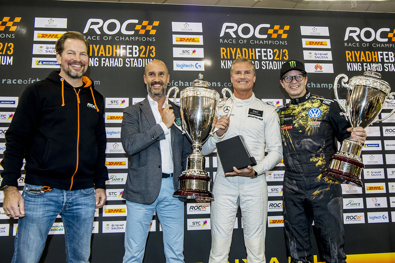 Ganador David Coulthard, segundo Petter Solberg