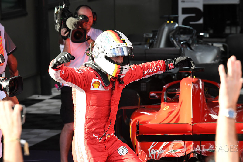 Победитель Себастьян Феттель, Ferrari