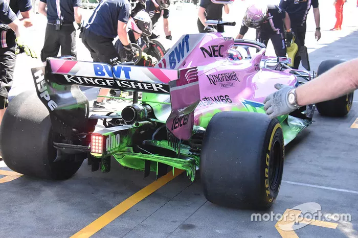 Detalle trasero Force India VJM11