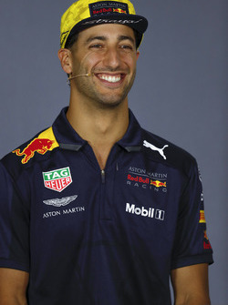 Daniel Ricciardo, Red Bull Racing, in the Thursday drivers Press Conference