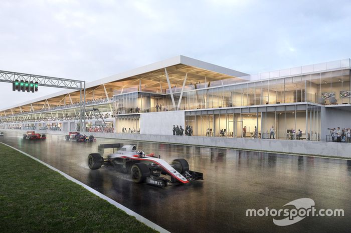 Imagen de las vistas a la salida del paddock