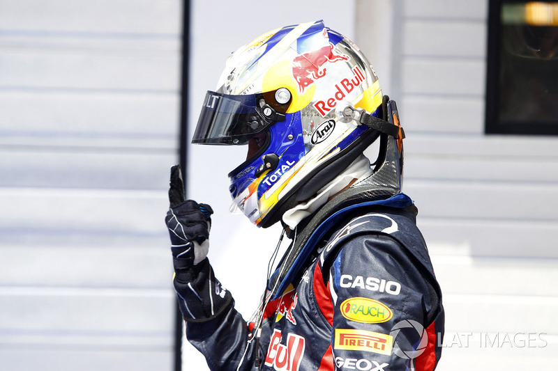 Polesitter Sebastian Vettel, Red Bull Racing