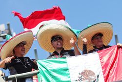 Sahara Force India F1 Team fans in the grandstand