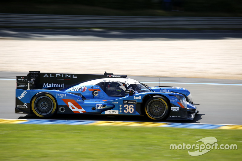 #36 Signatech Alpine A460: Gustavo Menezes, Nicolas Lapierre, Stéphane Richelmi