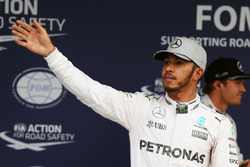 Lewis Hamilton, Mercedes AMG F1 nel parco chiuso delle qualifiche