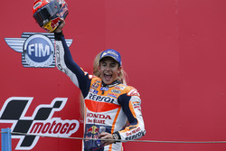 Podio: segundo lugar Marc Márquez, del equipo Repsol Honda