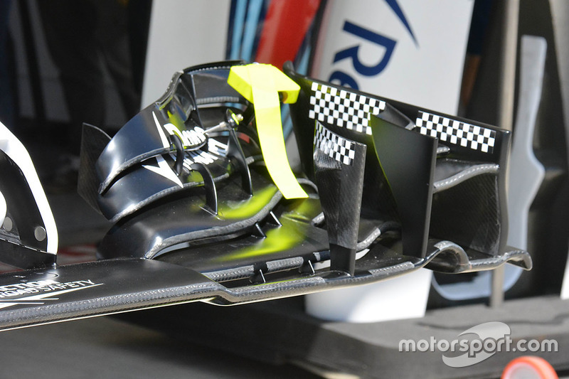 Frontflügel des Williams FW38