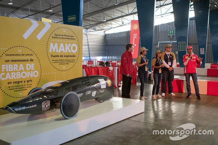 Marc Gene, Piloto de prueba, Scuderia Ferrari y estudiantes de la UNAM con el coche Mako en el Shell Eco-marathon cars