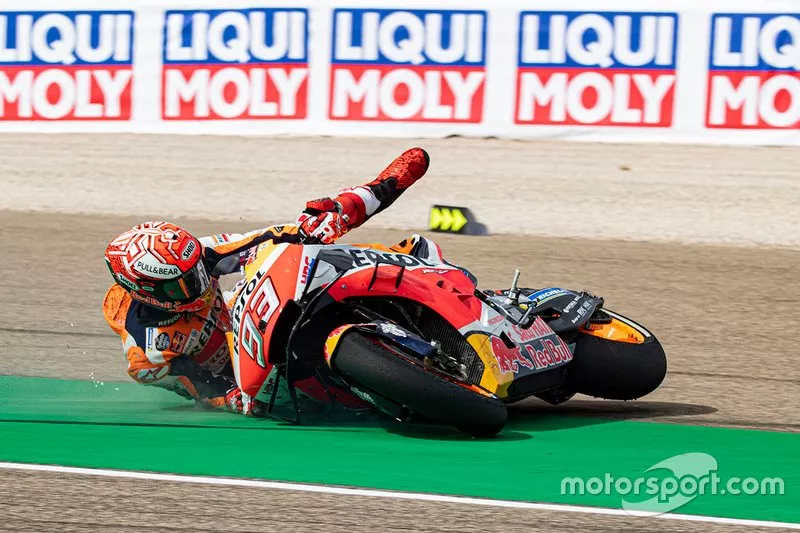 Sturz: Marc Marquez, Repsol Honda Team