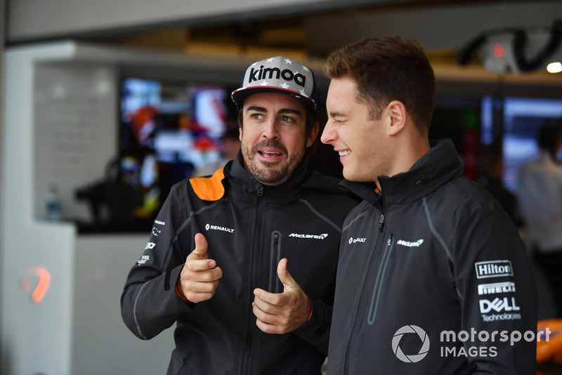 Fernando Alonso, McLaren y Stoffel Vandoorne, McLaren