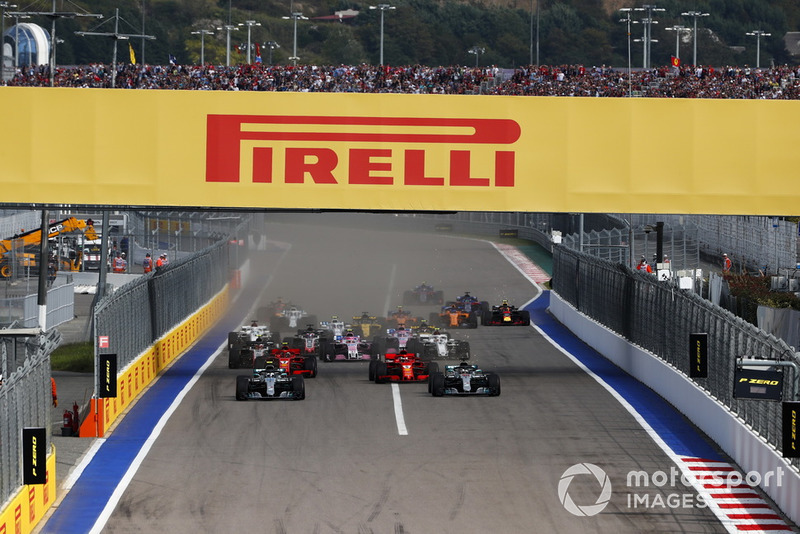 La salida del GP de Rusia