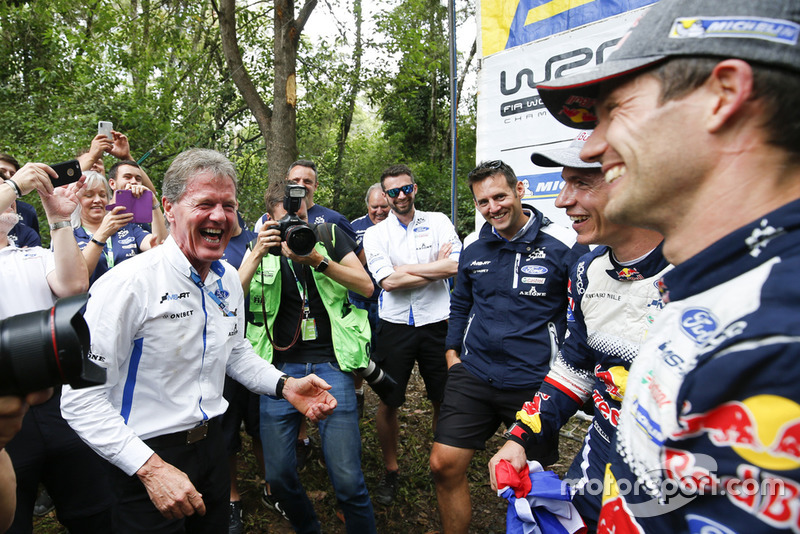 I Campioni 2018 del WRC Sébastien Ogier, Julien Ingrassia, Ford Fiesta WRC, M-Sport Ford, Malcolm Wilson