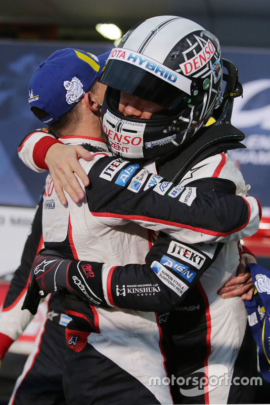 Race winner Kamui Kobayashi, Toyota Gazoo Racing