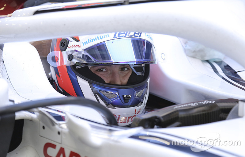 Tatiana Calderon, pilota collaudatrice, Sauber C37