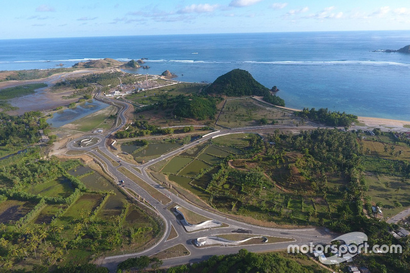 Lokasi sirkuit MotoGP di Mandalika, Lombok
