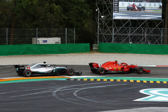 Кімі Райкконен, Ferrari SF71H, Льюіс Хемілтон, Mercedes AMG F1 W09