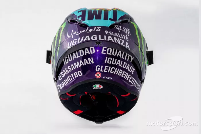 Casco de Franco Morbidelli, Petronas Yamaha SRT