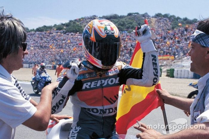 Alex Criville, primer español que ganó con Honda