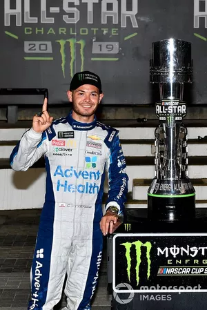 Kyle Larson, Chip Ganassi Racing, Chevrolet Camaro Advent Health wins