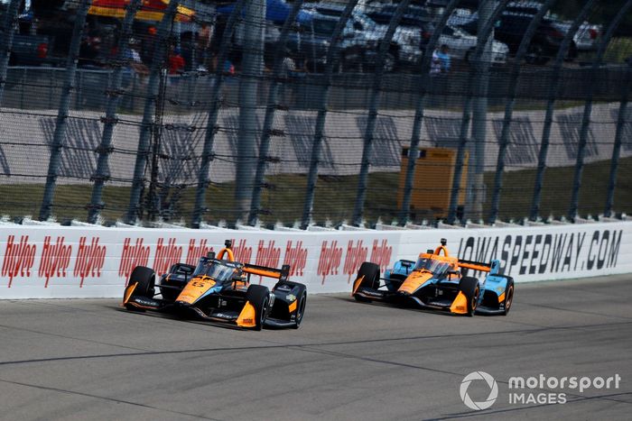 Patricio O'Ward, Arrow McLaren SP Chevrolet, Felix Rosenqvist, Arrow McLaren SP Chevrolet