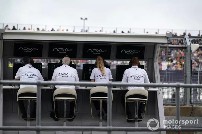 Mur des stands pour le prochain film Brad Pit F1