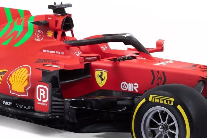 Detalle del Ferrari SF21