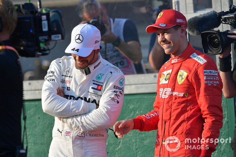Lewis Hamilton, Mercedes AMG F1, Sebastian Vettel, Ferrari