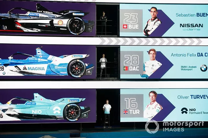 Sébastien Buemi, Nissan e.Dams, Antonio Felix da Costa, BMW I Andretti Motorsports, Oliver Turvey, NIO Formula E Team