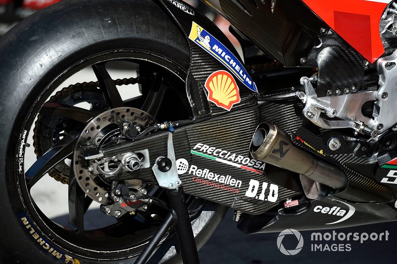 Ducati Desmosedici GP19: Schwinge
