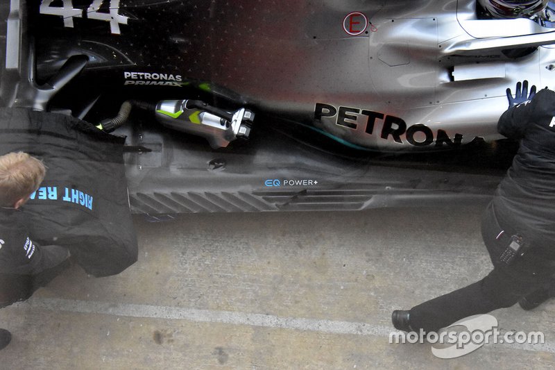 Detalle del Mercedes AMG F1