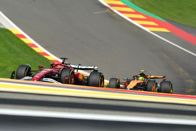 Charles Leclerc, Ferrari, Lando Norris, McLaren