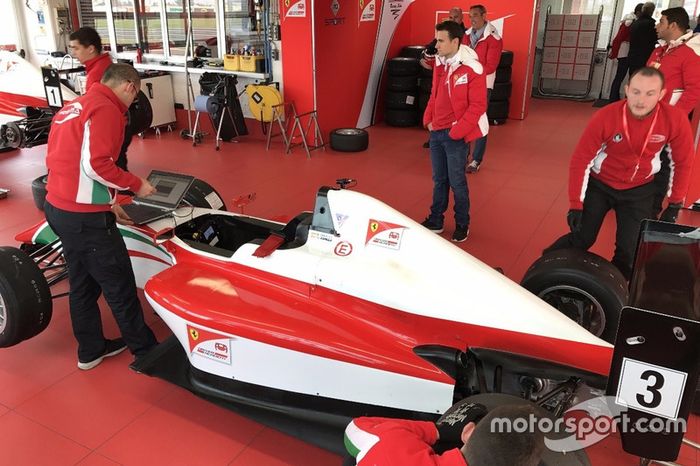 El F4 de David Vidales en la Ferrari Driver Academy