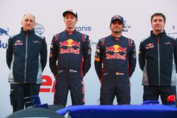 Franz Tost, jefe de equipo de Scuderia Toro Rosso, Daniil Kvyat, Carlos Sainz Jr., Scuderia Toro Ros