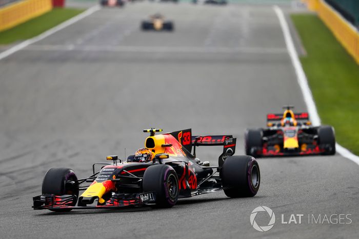 Max Verstappen, Red Bull Racing RB13, Daniel Ricciardo, Red Bull Racing RB13