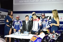 Jorge Martín, Gresini Racing Team and Fabio Di Giannantonio, Gresini Racing Team with Fausto Gresini