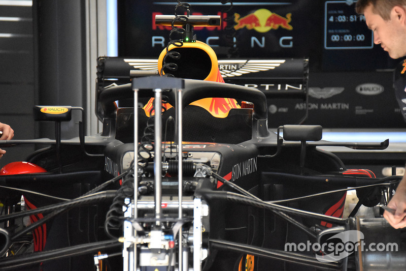 Red Bull Racing RB14 voorwielophanging