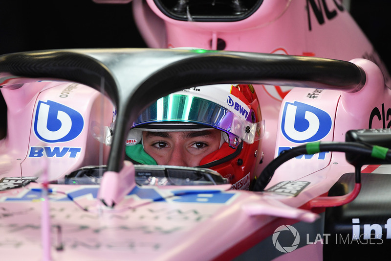 Alfonso Celis Jr., Sahara Force India VJM10 con el halo